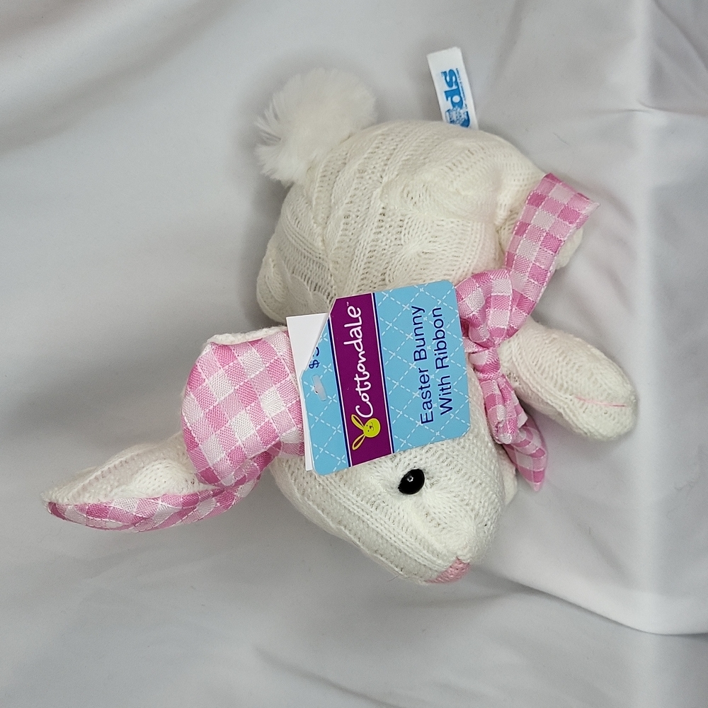 Easter Bunny Textured cable knit bendable ears NWT Kids of America pluh